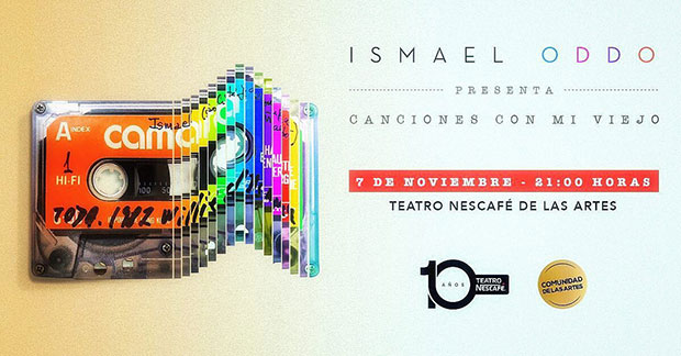 Ismael Oddó presentará «Canciones con mi Viejo» en noviembre.